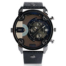 Large Size Men Quartz Watch / Sports Wristwatch-Black-JadeMoghul Inc.