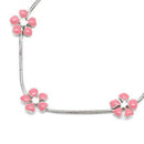 LARGERLOF 925 Sterling silver Bracelet For Girl Kids Fashion Jewelry Charms Bracelet Silver 925 BR50009-red-JadeMoghul Inc.