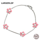 LARGERLOF 925 Sterling silver Bracelet For Girl Kids Fashion Jewelry Charms Bracelet Silver 925 BR50009-red-JadeMoghul Inc.