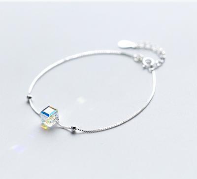 LARGERLOF 925 Sterling silver Bracelets Women Fine Jewelry Chains bracelets & bangles Silver 925 Jewelry BR50013--JadeMoghul Inc.