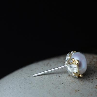 LARGERLOF 925 Sterling Silver Women Pearl Earrings Handmade silver 925 jewelry Earring's Women ED15245--JadeMoghul Inc.