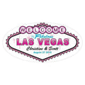 Las Vegas Small Cling Bright Green (Pack of 1)-Wedding Signs-Bright Green-JadeMoghul Inc.