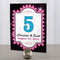 Las Vegas Table Number Numbers 85-96 Dark Pink (Pack of 12)-Table Planning Accessories-Bright Green-49-60-JadeMoghul Inc.