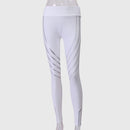 Laser Effect Design Sports Leggings-Black-L-China-JadeMoghul Inc.