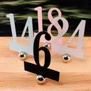 Laser Expressions Classic Paper Number Set Numbers 1-12 Ivory (Pack of 12)-Table Planning Accessories-1-12-JadeMoghul Inc.