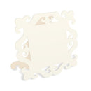 Laser Expressions Large Square Baroque Frame Folded Signage - Ivory (12) (Pack of 12)-Wedding General-JadeMoghul Inc.