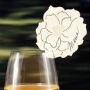 Laser Expressions Peony Die Cut Card Lavender (Pack of 1)-Table Planning Accessories-JadeMoghul Inc.