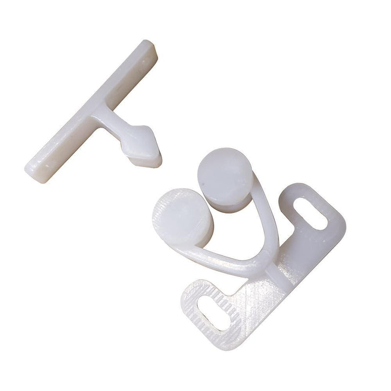 Latches Sea-Dog Twin Roller Door Catch - White [227141-1] Sea-Dog