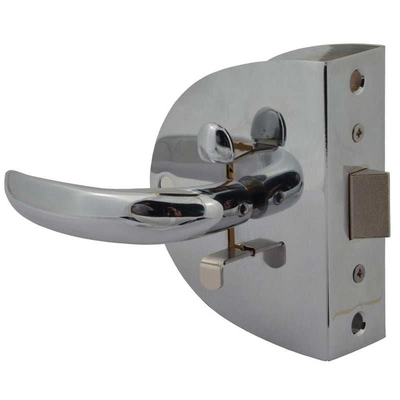 Latches Southco Compact Swing Door Latch - Chrome - Non-Locking [MC-04-123-10] Southco