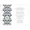 Lavish Monogram Invitation Berry (Pack of 1)-Invitations & Stationery Essentials-Black-JadeMoghul Inc.
