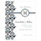 Lavish Monogram Save The Date Card Berry (Pack of 1)-Weddingstar-Berry-JadeMoghul Inc.