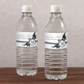 Lavish Monogram Water Bottle Label Berry (Pack of 1)-Wedding Ceremony Stationery-Black-JadeMoghul Inc.