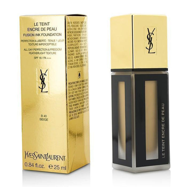 Le Teint Encre De Peau Fusion Ink Foundation SPF18 - # B40 Beige - 25ml-0.84oz-Make Up-JadeMoghul Inc.