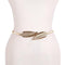 Leaf Shape Wedding Design Type Elastic Belts For Women-Silver-70cm-JadeMoghul Inc.