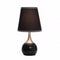 Leah Contemporary Touch Lamp, Gold and Black-Table Lamps-Black, Gold-Polyresin-JadeMoghul Inc.