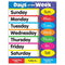 LEARNING CHARTS DAYS OF THE WEEK-Learning Materials-JadeMoghul Inc.