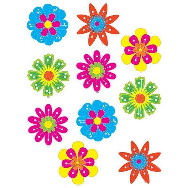 (6 Pk) Fun Flowers Accents
