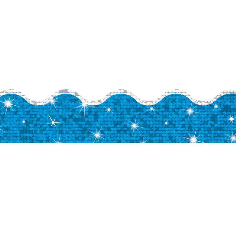 (6 PK) TRIMMER SUPER SPARKLE BLUE-Learning Materials-JadeMoghul Inc.