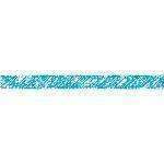 Aqua Scribble Straight Border Trim