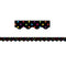 Black/Multicolor Dots Scalloped