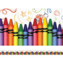 Crayons Layered Border