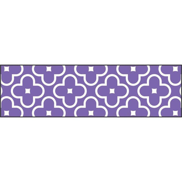 Floral Purple Bolder Borders