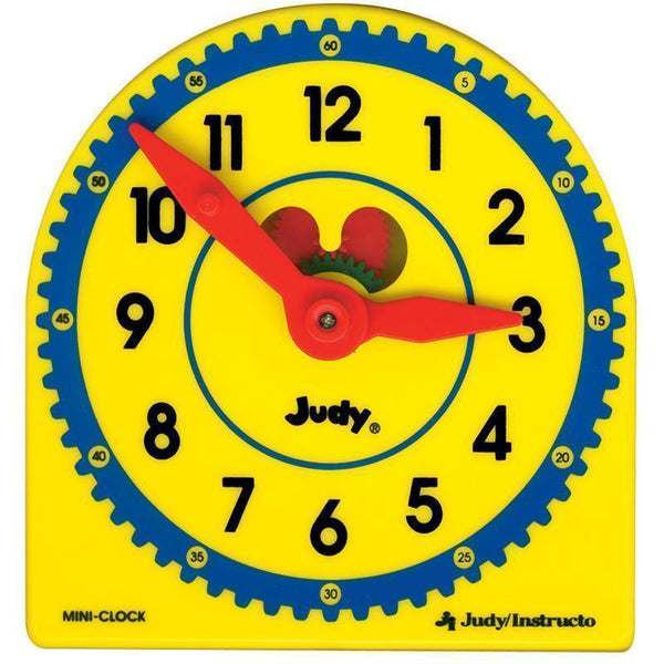 Judy Plastic Clock Class Pk 6 Pk