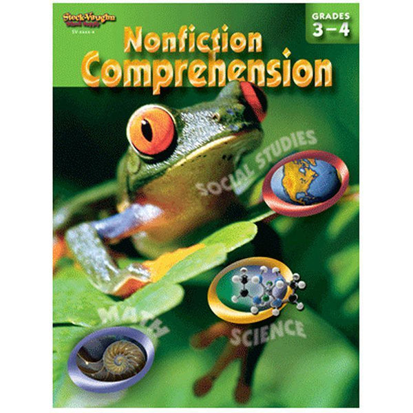 Learning Materials Nonfiction Comprehension Gr 3 4 HOUGHTON MIFFLIN HARCOURT