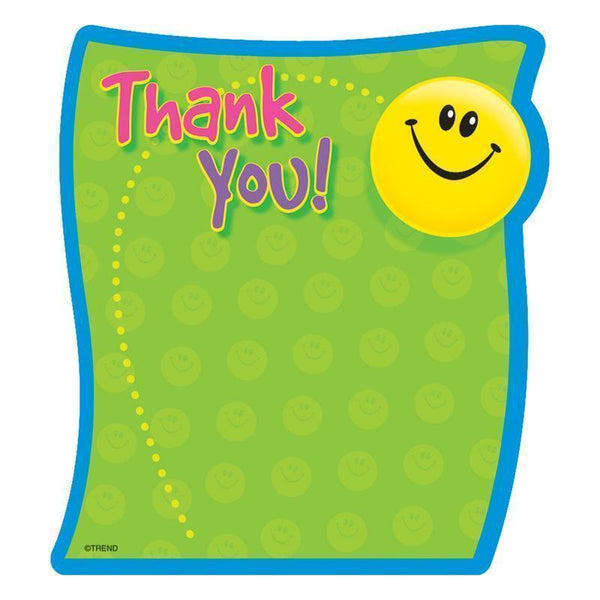 Learning Materials Note Pad Thank You 50 Sht 5 X5 Acid TREND ENTERPRISES INC.