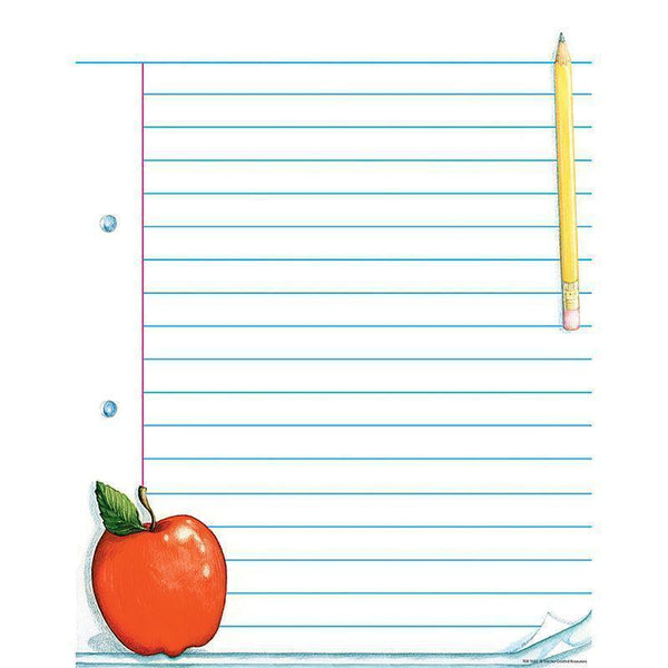 Learning Materials Notepad Paper Chart TEACHER CREATED RESOURCES
