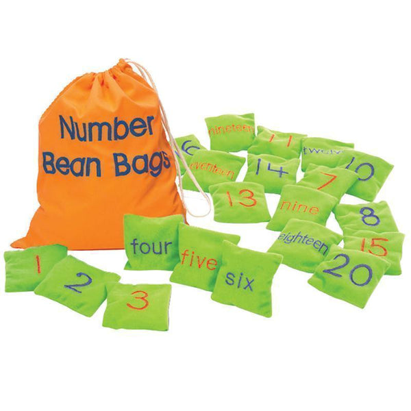 Learning Materials Number Bean Bags LEARNING RESOURCES