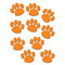 Learning Materials Orange Paw Print Accents 30 Pk TEACHER CREATED RESOURCES