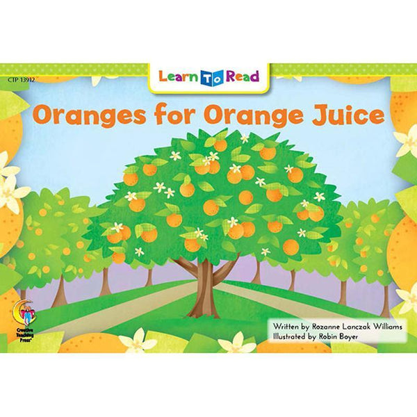 Learning Materials Oranges For Orange Juice Learn To CREATIVE TEACHING PRESS