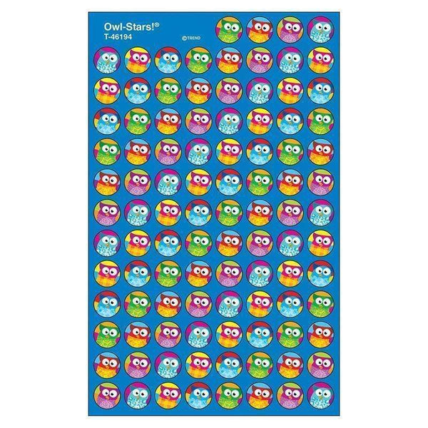 Learning Materials Owl Stars 800 Pk Super Spots TREND ENTERPRISES INC.