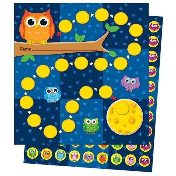 Learning Materials Owls Mini Incentive Charts CARSON DELLOSA