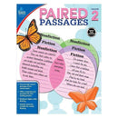 Learning Materials Paired Passages Workbook Grade 2 CARSON DELLOSA