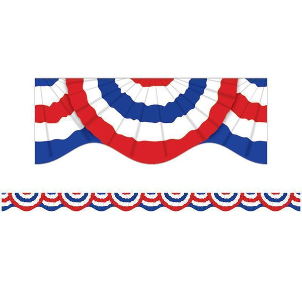 Patriotic Bunting Scalloped Trimmer