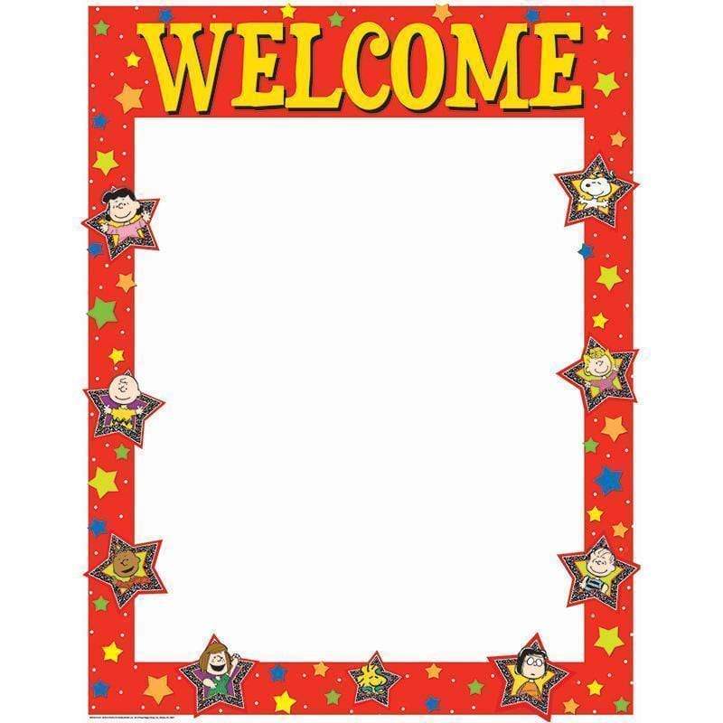 Learning Materials Peanuts Welcome 17 X22 Poster EUREKA