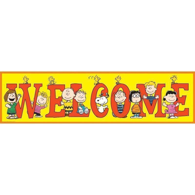 Learning Materials Peanuts Welcome Banner EUREKA