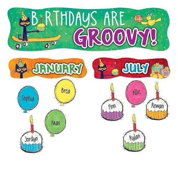 Learning Materials Pete The Cat Happy Birthday Mini Bb TEACHER CREATED RESOURCES
