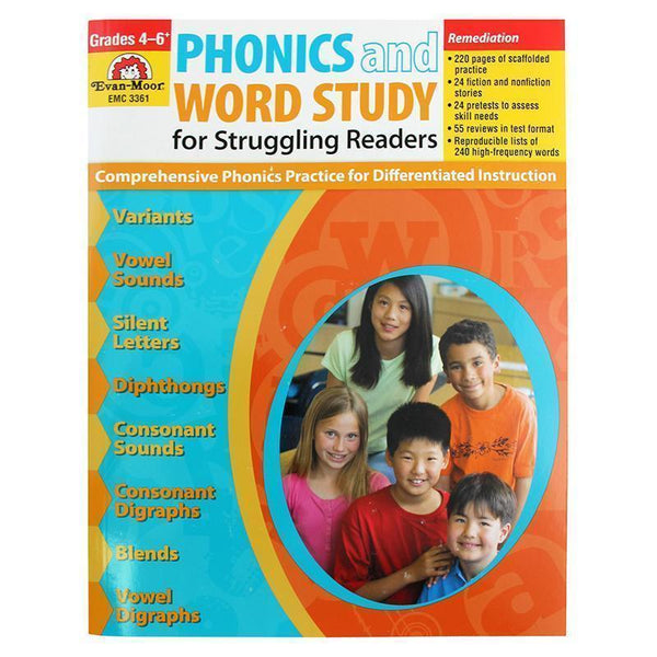 Learning Materials Phonics & Word Study For Struggling EVAN-MOOR