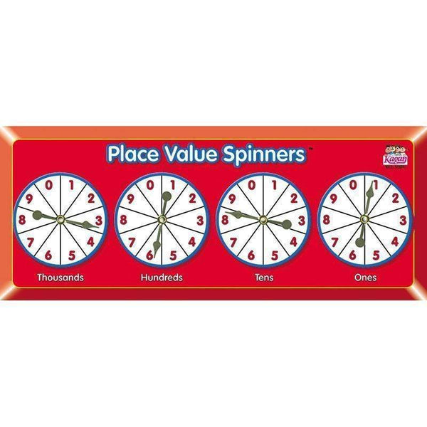 Learning Materials Place Value Spinners KAGAN PUBLISHING