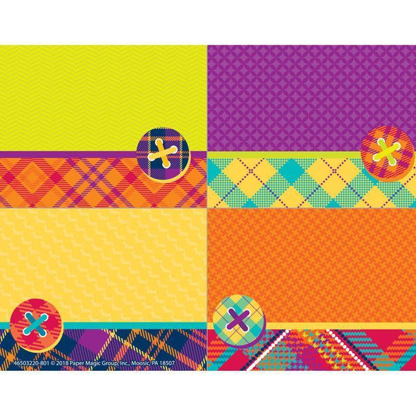 Learning Materials Plaid Attitude Name Tags EUREKA