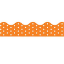 Learning Materials Polka Dots Orange Terrific Trimmers TREND ENTERPRISES INC.