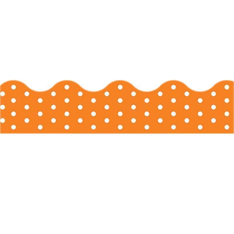 Learning Materials Polka Dots Orange Terrific Trimmers TREND ENTERPRISES INC.