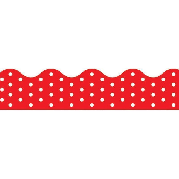 Learning Materials Polka Dots Red Terrific Trimmers TREND ENTERPRISES INC.