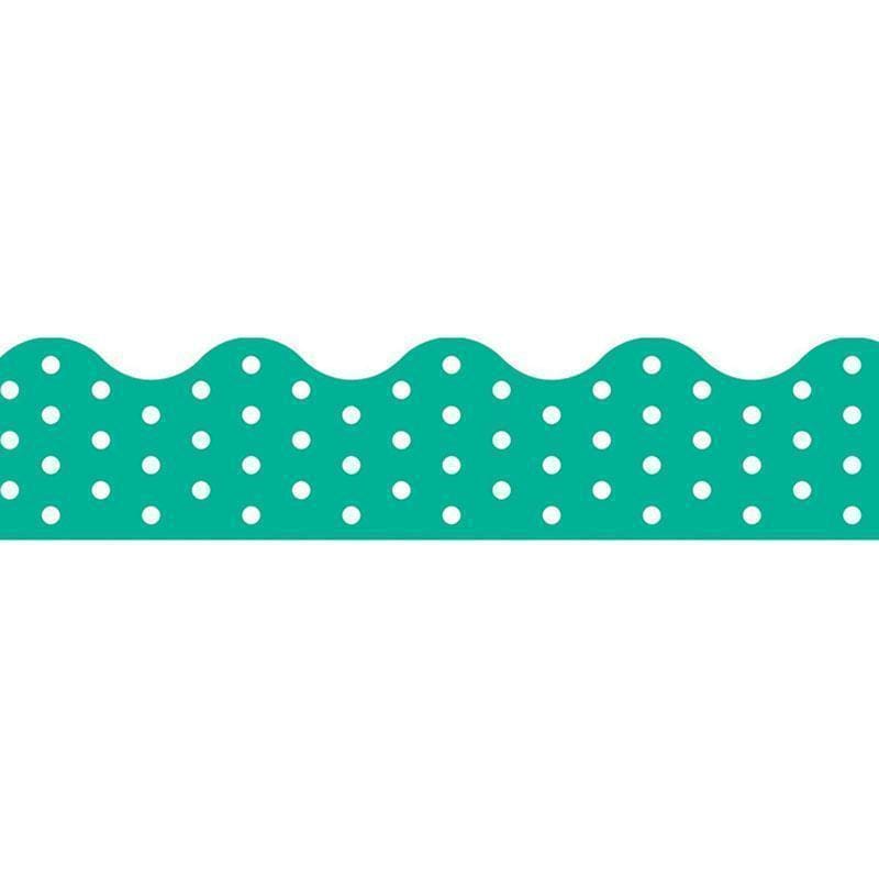 Polka Dots Teal Terrific Trimmers