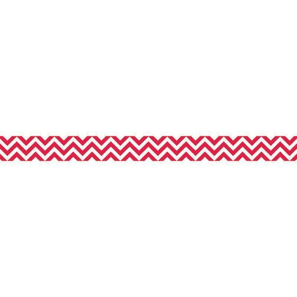 Learning Materials Poppy Red Chevron Border CREATIVE TEACHING PRESS