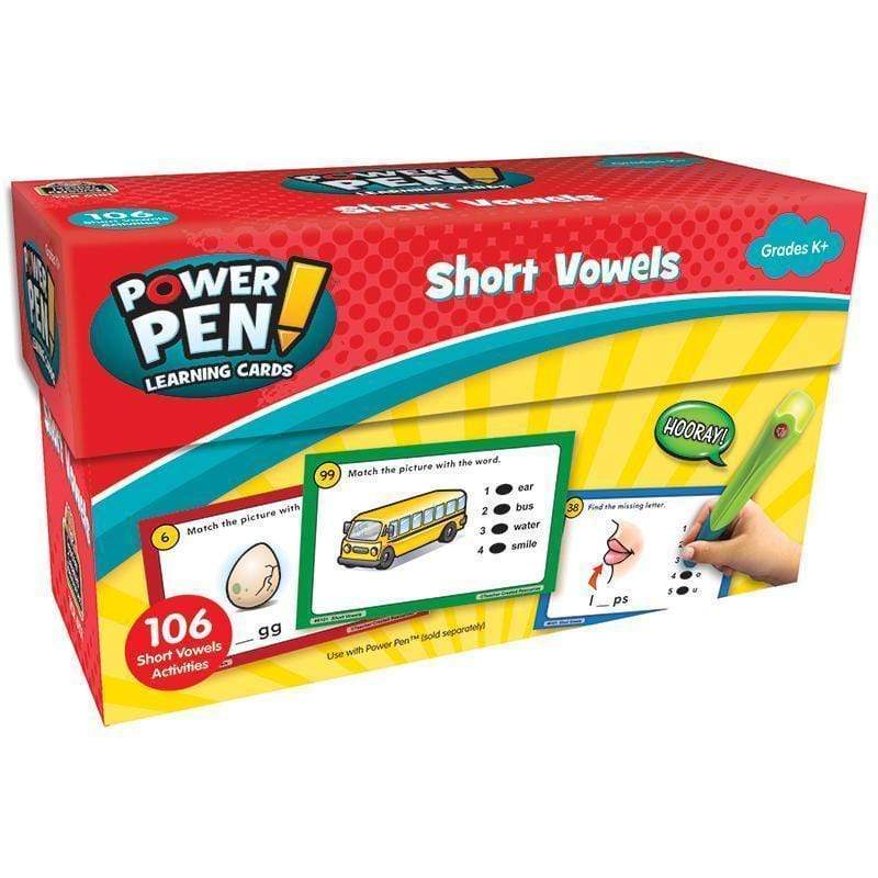 Learning Materials Power Pen Learning Cards Short TEACHER CREATED RESOURCES