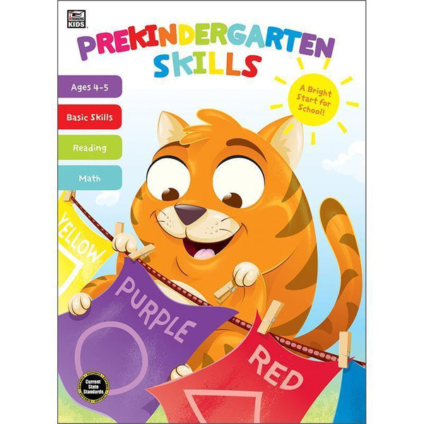 Learning Materials Prekindergarten Skills Workbook CARSON DELLOSA